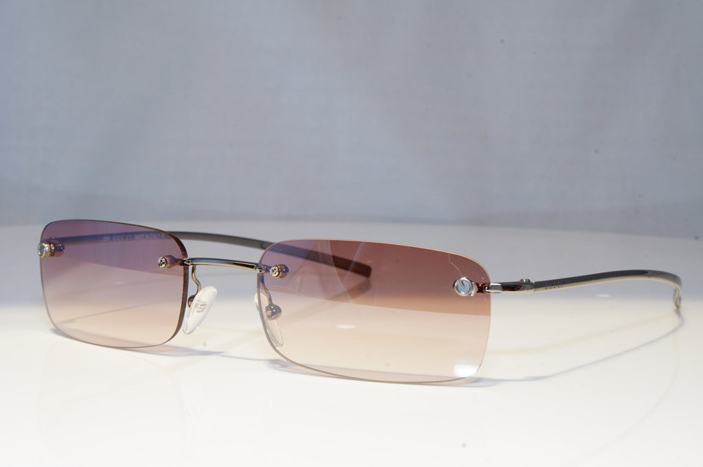 GUCCI Mens Womens Vintage Designer Sunglasses Silver GG 1715 6LBAI 21425