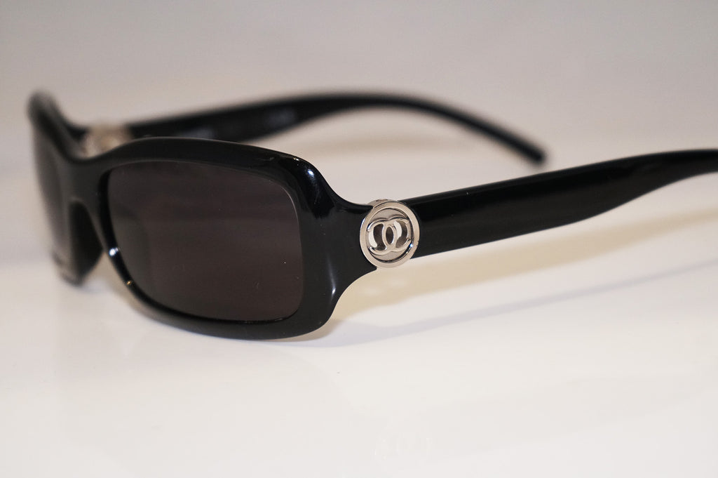 CHANEL Boxed Womens Designer Sunglasses Black Rectangle 6024 C501 8G 13711