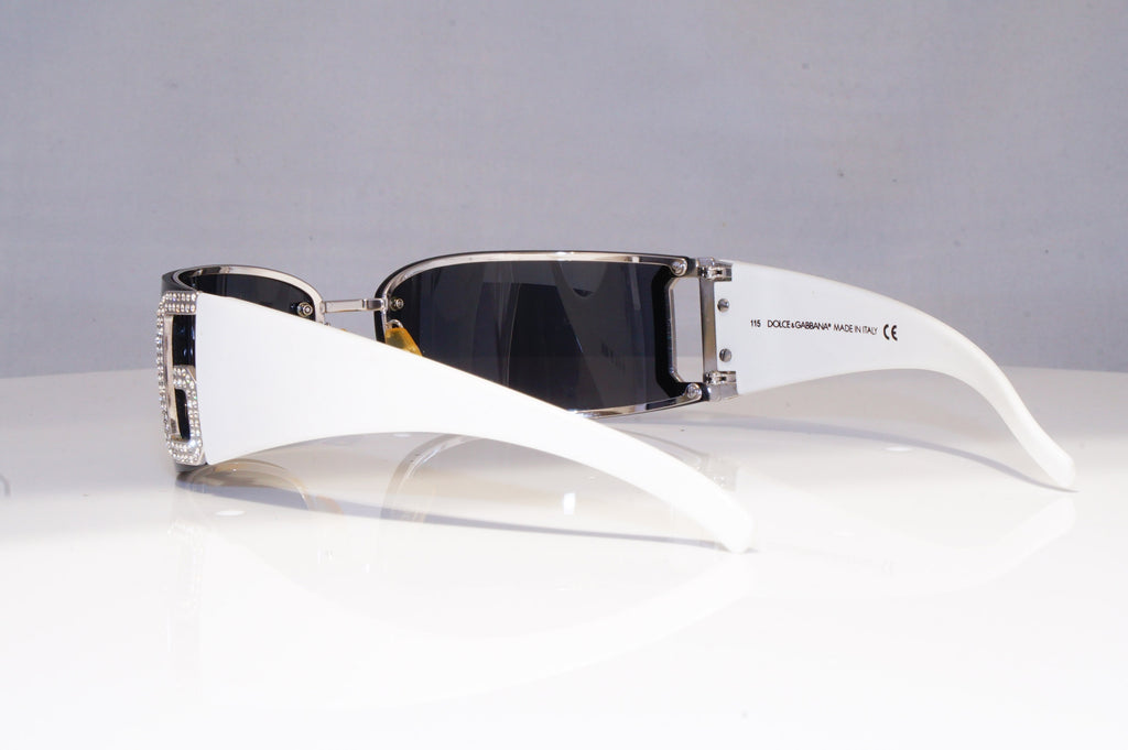 DOLCE & GABBANA Mens Womens Diamante Designer Sunglasses White DG 826S H60 20296