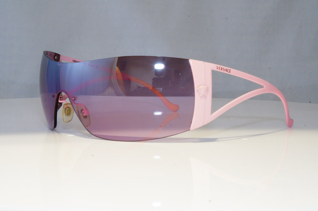 VERSACE Womens Designer Sunglasses Pink Shield SKI 2034 1067/7A 21436