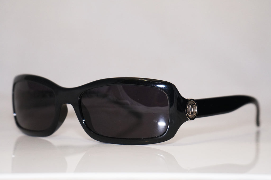 CHANEL Boxed Womens Designer Sunglasses Black Rectangle 6024 C501 8G 13711