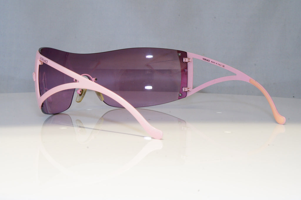 VERSACE Womens Designer Sunglasses Pink Shield SKI 2034 1067/7A 21436