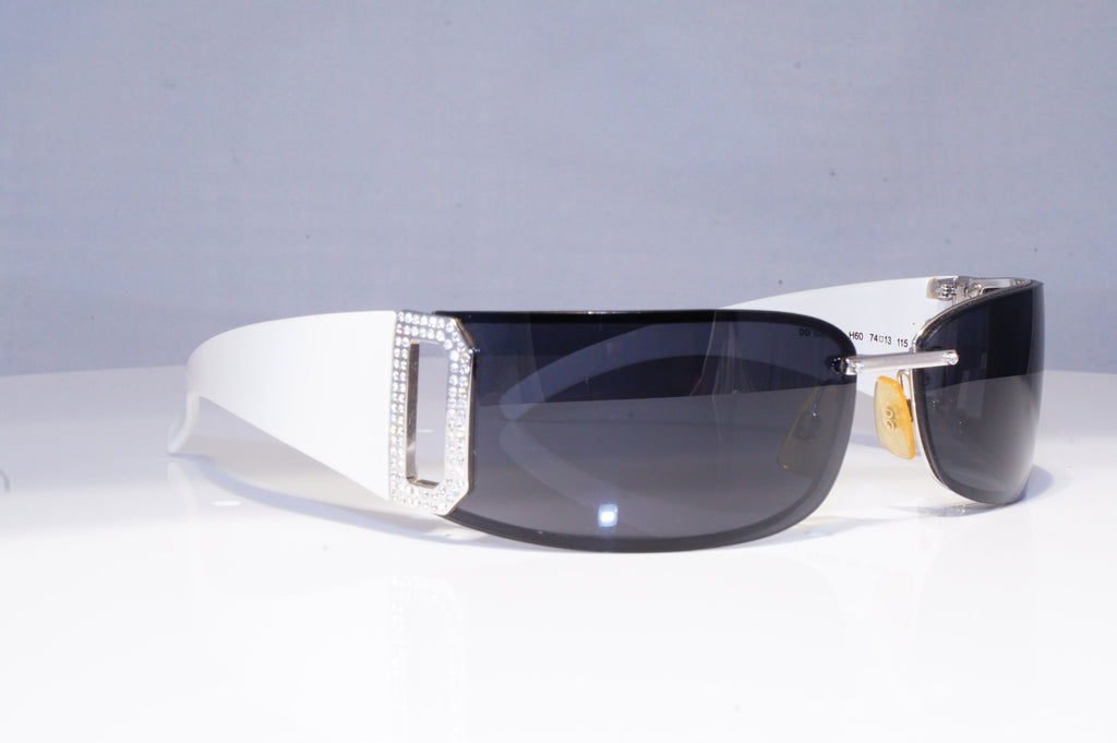 DOLCE & GABBANA Mens Womens Diamante Designer Sunglasses White DG 826S H60 20296