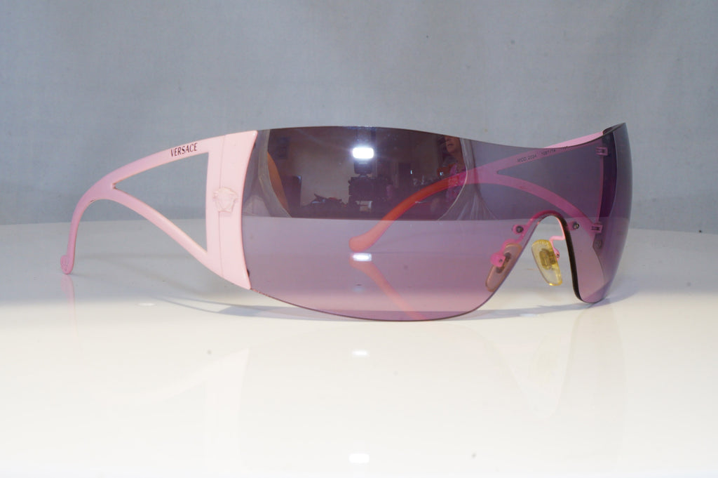 VERSACE Womens Designer Sunglasses Pink Shield SKI 2034 1067/7A 21436