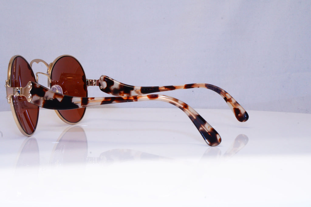 PRADA Womens Baroque Swirl Designer Sunglasses Brown Round SPR 55T ZVN-6NQ 18178