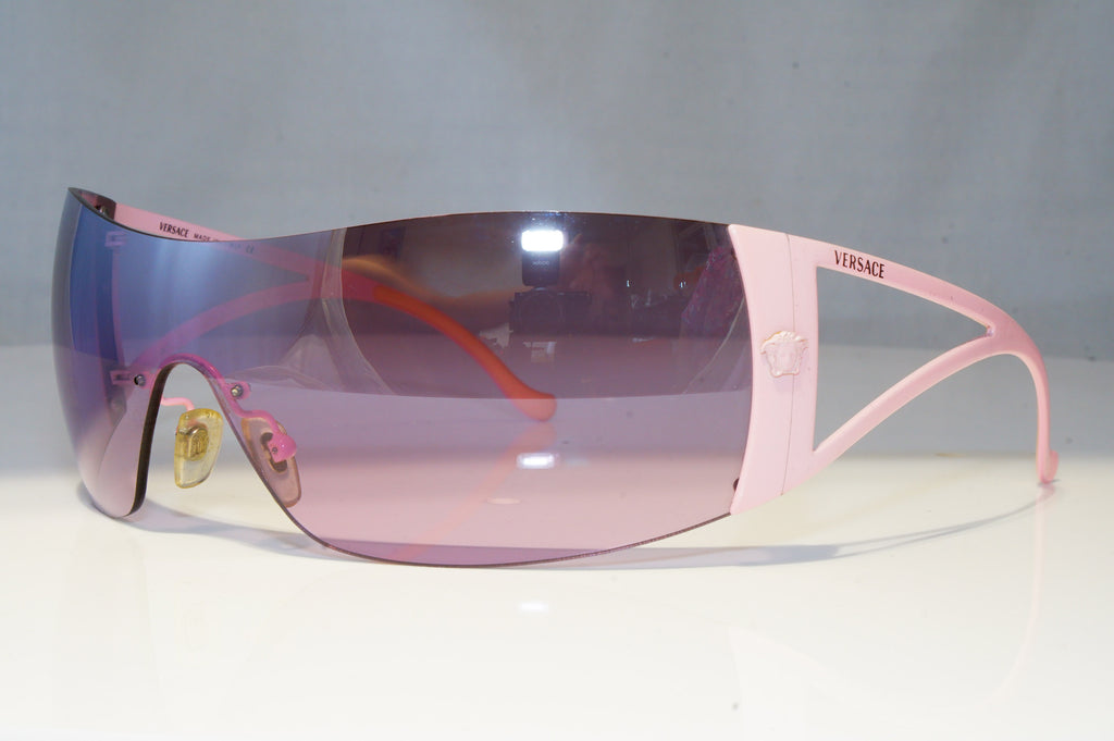 VERSACE Womens Designer Sunglasses Pink Shield SKI 2034 1067/7A 21436