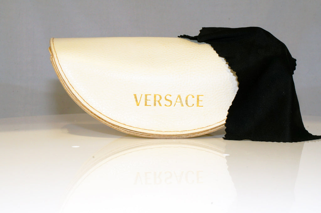 VERSACE Womens Diamante Designer Sunglasses Black Shield 2072-B 1009/87 17178