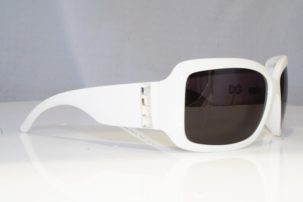 DOLCE & GABBANA Womens Diamante Designer Sunglasses White DG 6042 508/8G 15773