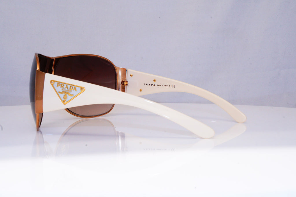 PRADA Mens Womens Unisex Designer Sunglasses White Shield SPR 57L ZVA-6S1 18175