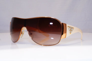 PRADA Mens Womens Unisex Designer Sunglasses White Shield SPR 57L ZVA-6S1 18175