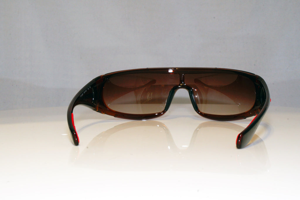 PRADA Mens Designer Sunglasses Brown Wrap SPS 03M 4AN-6S1 17165