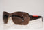 CHANEL Boxed Vintage Womens Designer Crystal Sunglasses Brown 5065 C714 13 14560