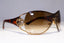 GUCCI Mens Vintage 1990 Designer Sunglasses Brown Rectangle GG 2424 E8K 20254
