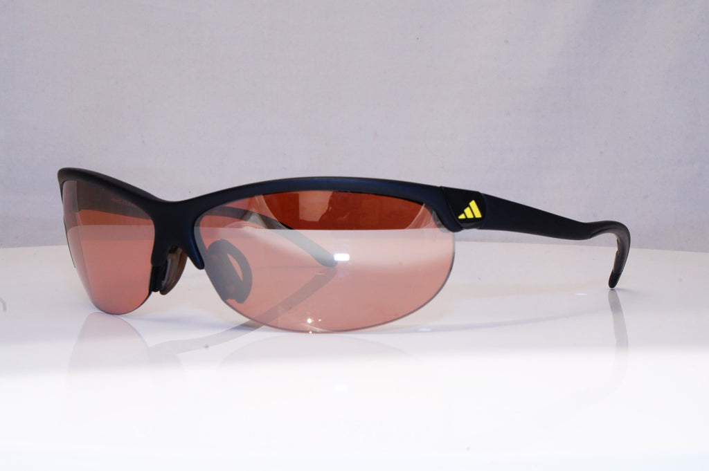 ADIDAS Mens Designer Sunglasses Black Wrap ADIZERO A170 6052 18187