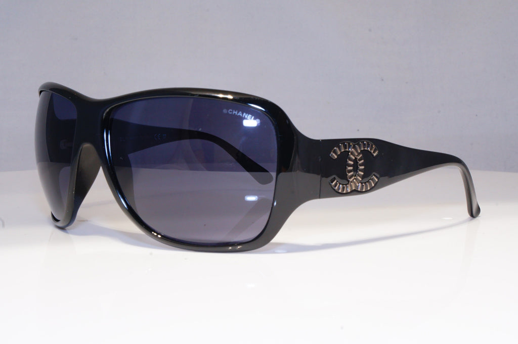 CHANEL Womens Oversized Designer Sunglasses Black Butterfly 6025 501/87 20291