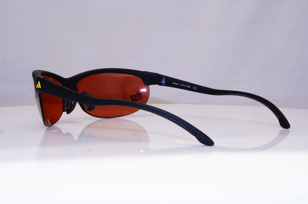 ADIDAS Mens Designer Sunglasses Black Wrap ADIZERO A170 6052 18187