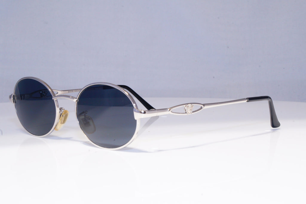 GIANNI VERSACE Mens Womens Vintage 1990 Designer Sunglasses Silver H84 26M 20315