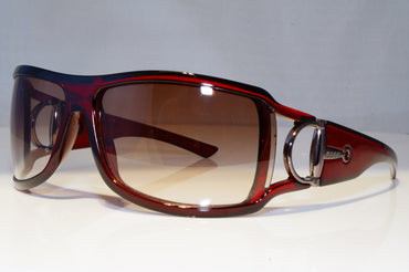 GUCCI Womens Vintage 1990 Designer Sunglasses Burgundy Wrap GG 2919 GTF5U 21432