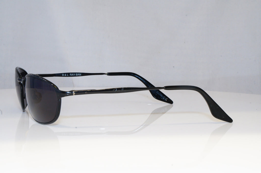RAY-BAN Mens Vintage 1990 Designer Sunglasses Black Rectangle W2968 BLK 14327