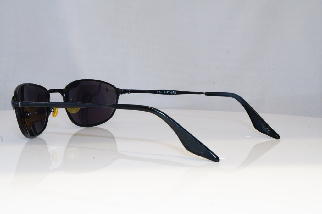 RAY-BAN Mens Vintage 1990 Designer Sunglasses Black Rectangle W2968 BLK 14327