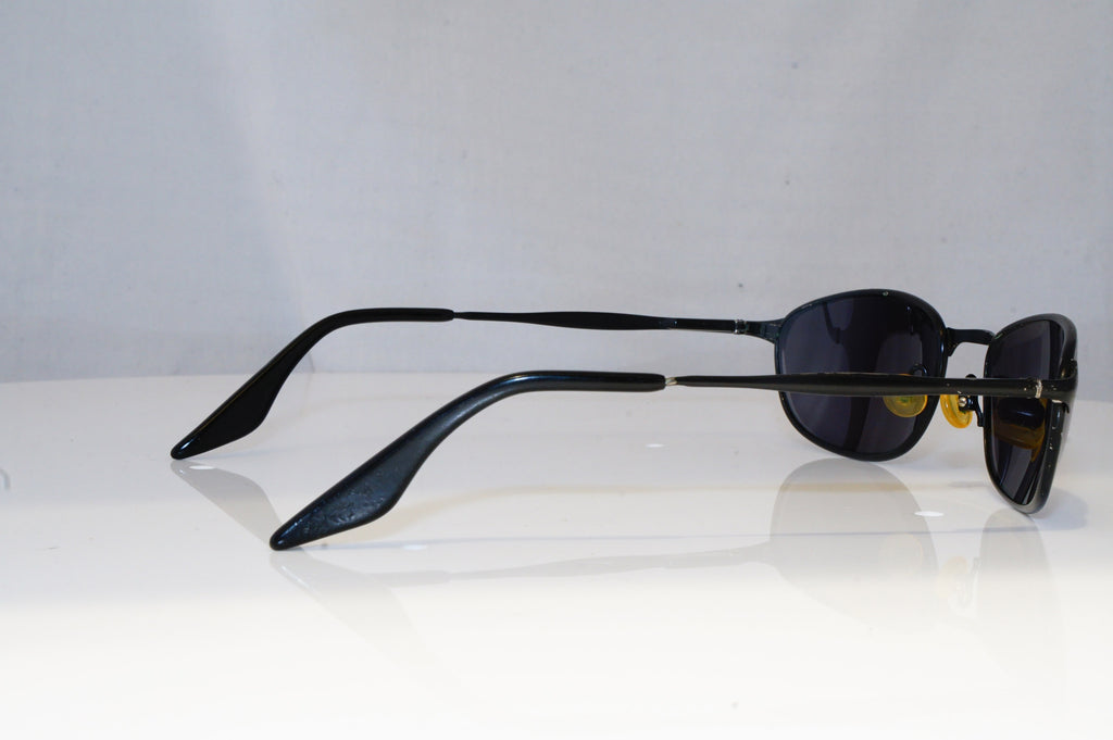RAY-BAN Mens Vintage 1990 Designer Sunglasses Black Rectangle W2968 BLK 14327