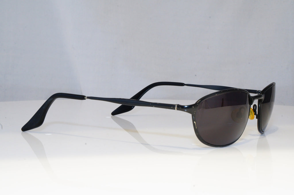 RAY-BAN Mens Vintage 1990 Designer Sunglasses Black Rectangle W2968 BLK 14327