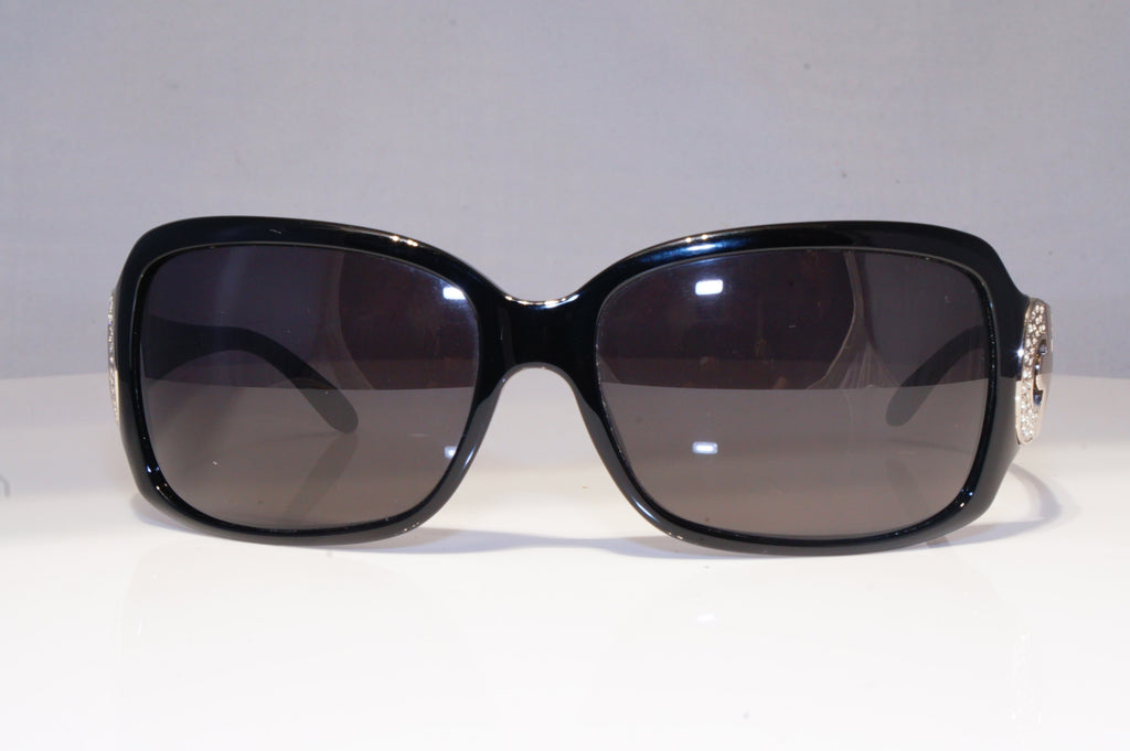 BVLGARI Womens Diamante Designer Sunglasses Black Butterfly 8013-B 501/87 20299