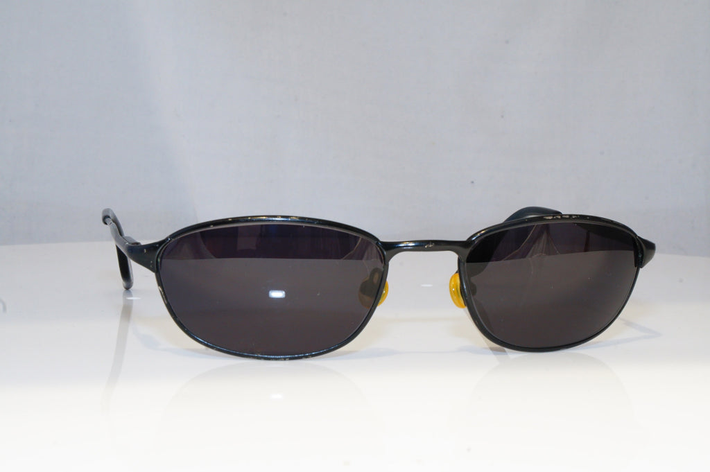RAY-BAN Mens Vintage 1990 Designer Sunglasses Black Rectangle W2968 BLK 14327