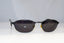 RAY-BAN Mens Vintage 1990 Designer Sunglasses Black Rectangle W2968 BLK 14327