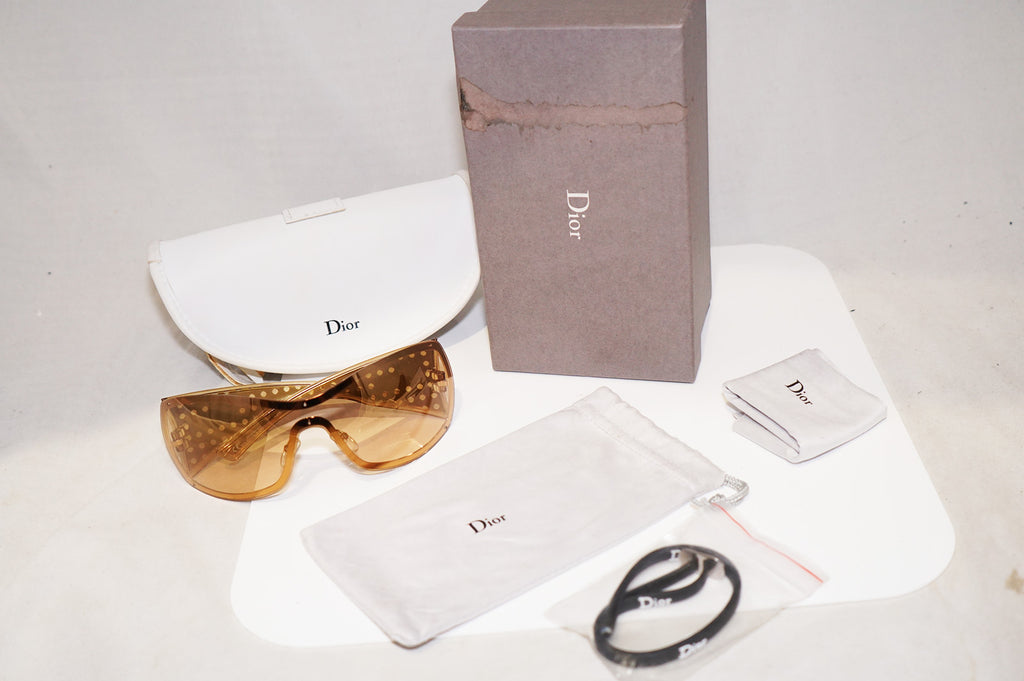 DIOR Boxed Womens Designer Sunglasses Gold Shield QUADRILLE OHSE8 14529