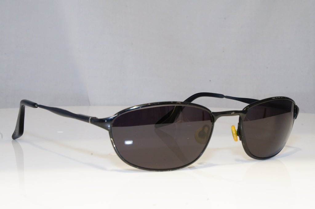 RAY-BAN Mens Vintage 1990 Designer Sunglasses Black Rectangle W2968 BLK 14327