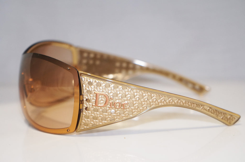 DIOR Boxed Womens Designer Sunglasses Gold Shield QUADRILLE OHSE8 14529