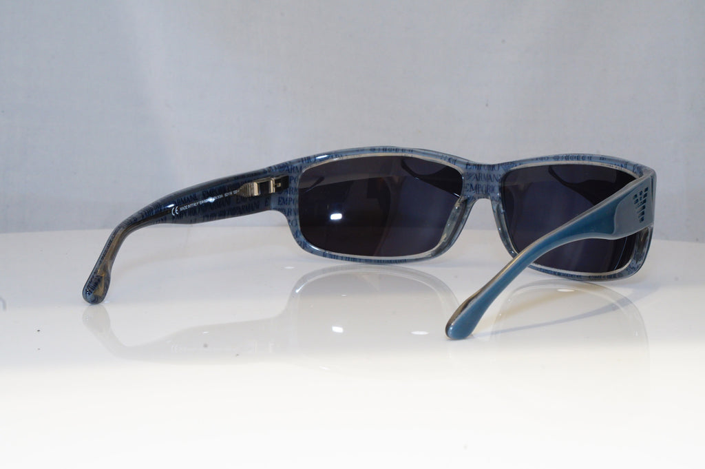 EMPORIO ARMANI Mens Designer Sunglasses Blue Wrap EA 9278 DVX9A 11232