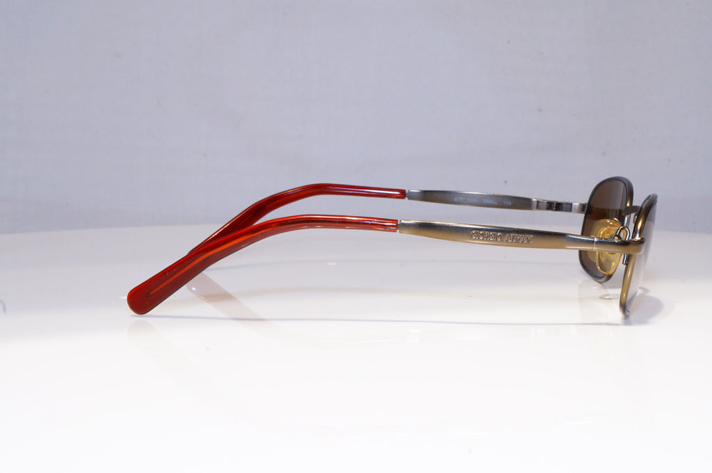 GIORGIO ARMANI Mens Vintage 1990 Designer Sunglasses Brown Rectangle 671 20274
