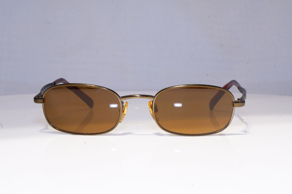 GIORGIO ARMANI Mens Vintage 1990 Designer Sunglasses Brown Rectangle 671 20274
