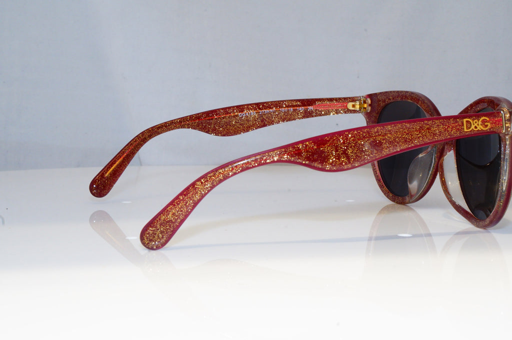 DOLCE & GABBANA Womens Designer Sunglasses Brown GLITTER DG 4193 2739/8G 15804