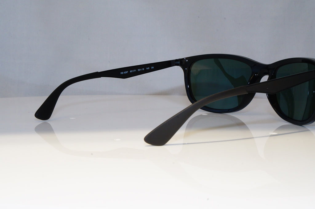RAY-BAN Mens Designer Sunglasses Black Rectangle RB 4267 601/71 21424
