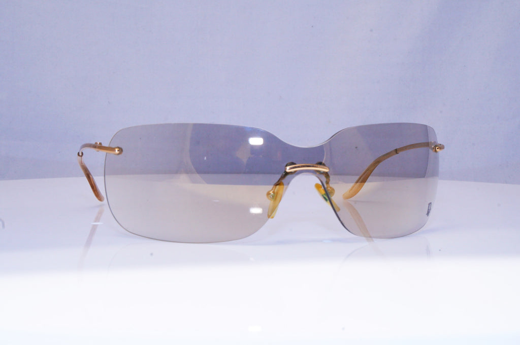 CHRISTINA DIOR Womens Designer Sunglasses Gold Shield Dior Bowling 000 18176