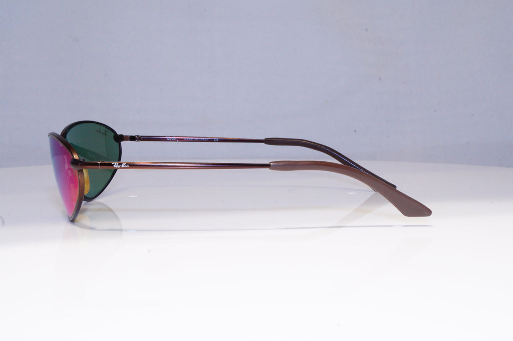 RAY-BAN Mens Mirror Vintage Designer Sunglasses Brown FLIGHT RB 3164 0124G 20271