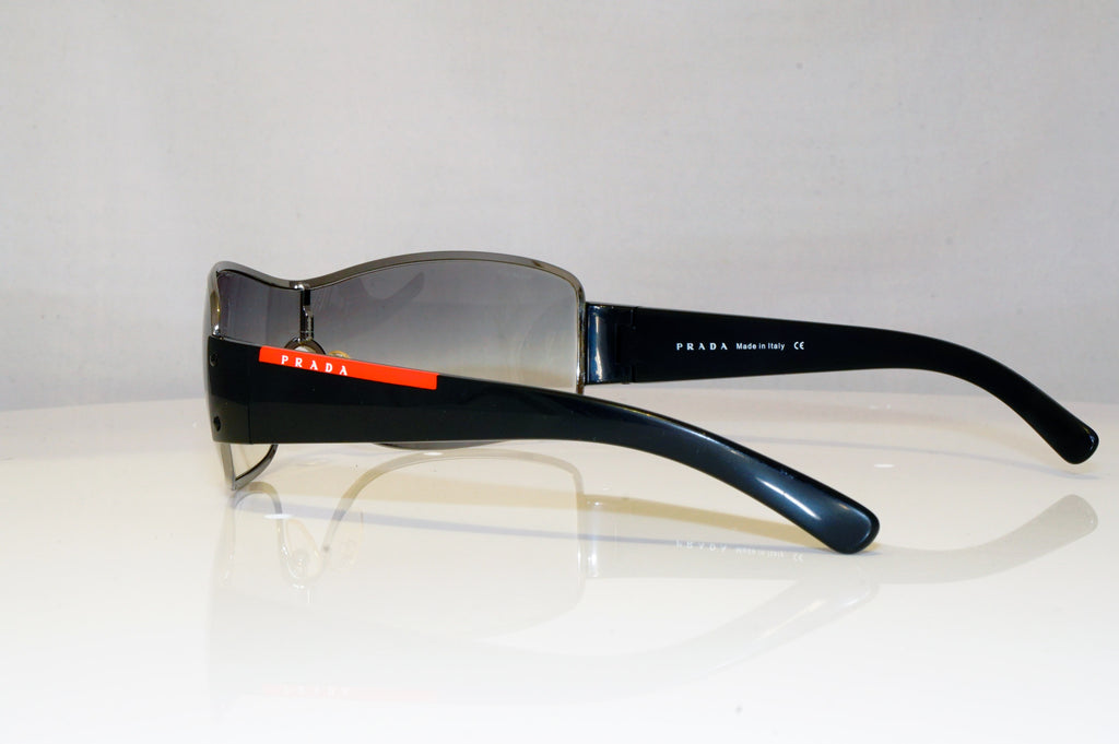PRADA Mens Designer Sunglasses Black Shield SPS 52E 5AV-5D1 17160