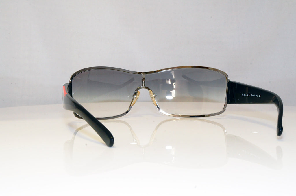 PRADA Mens Designer Sunglasses Black Shield SPS 52E 5AV-5D1 17160