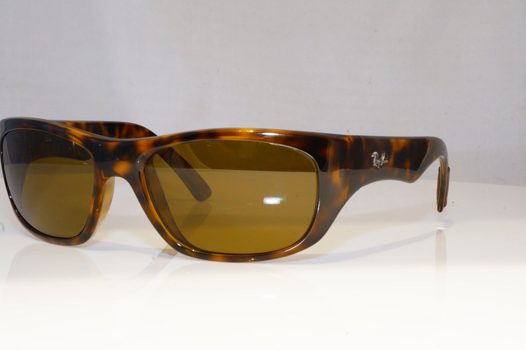 RAY-BAN Mens Polarized Designer Sunglasses Brown Wrap RB 4177 710/57 15833