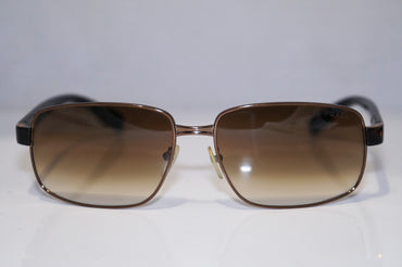 PRADA Mens Designer Sunglasses Brown Rectangle SPR 52N 8AE-6S1 14541