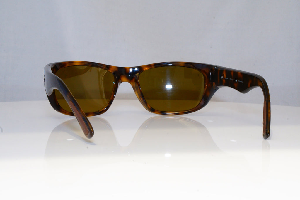 RAY-BAN Mens Polarized Designer Sunglasses Brown Wrap RB 4177 710/57 15833