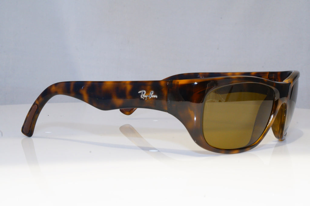 RAY-BAN Mens Polarized Designer Sunglasses Brown Wrap RB 4177 710/57 15833