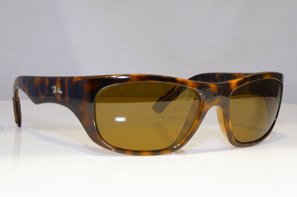 RAY-BAN Mens Polarized Designer Sunglasses Brown Wrap RB 4177 710/57 15833