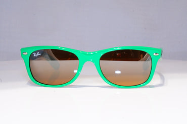 RAY-BAN Mens Womens Mirror Designer Sunglasses Green NEW WAYFARER RB 2132 20270