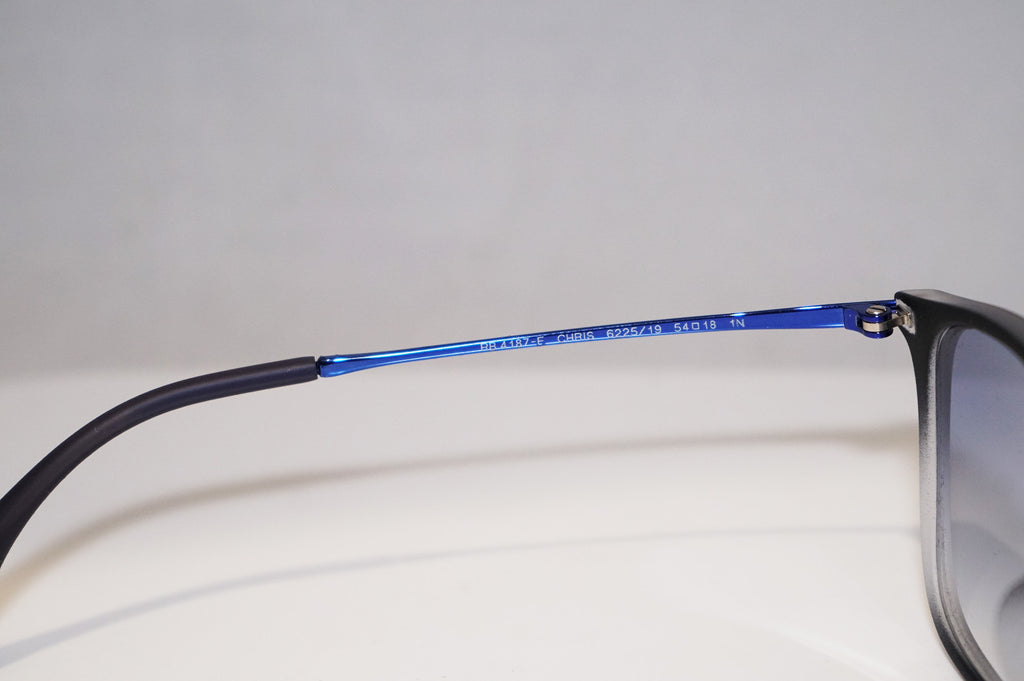 RAY-BAN Immaculate Mens Designer Sunglasses Blue Chris RB 4187-F 6225 19 14512