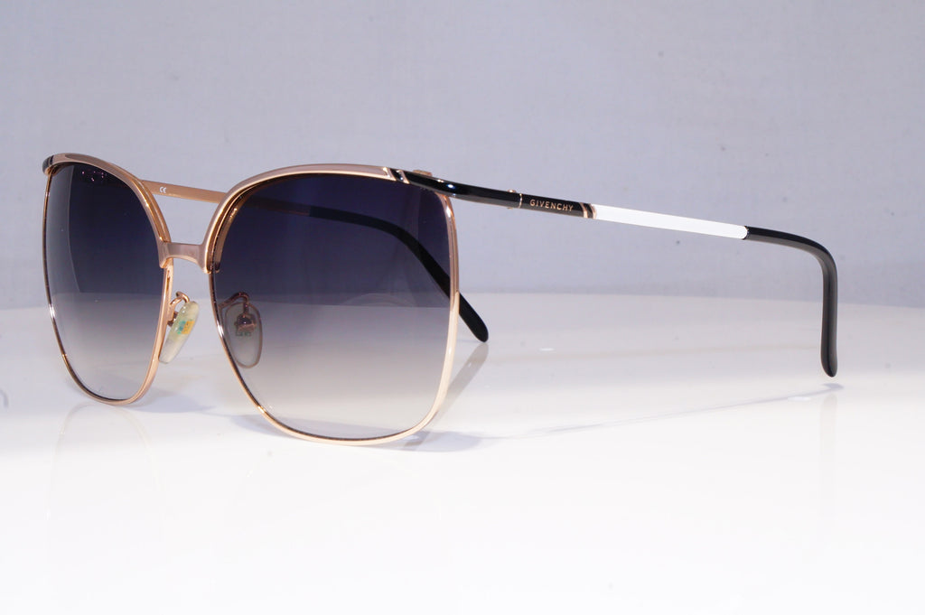 GIVENCHY Womens Oversized Designer Sunglasses Gold Shield SGV 417 0301 20278