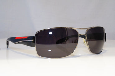 PRADA Mens Designer Sunglasses Black Wrap SPS 53M 5AV-3M1 11140